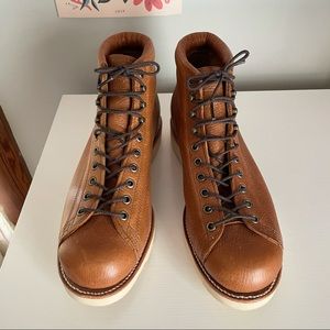 Cuero Brentwood Lacetotoe Boots 